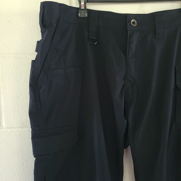 5.11 Tactical Pants Mens 38x32 Navy Blue Taclite Pro Cargo Utility Work Trousers - Picture 4 of 12